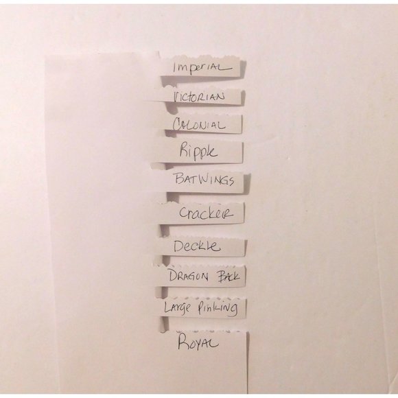 10 Paper Shapers Wood Stand Decorative Scissors Arts Crafts Scrapbook - Picture 10 of 13